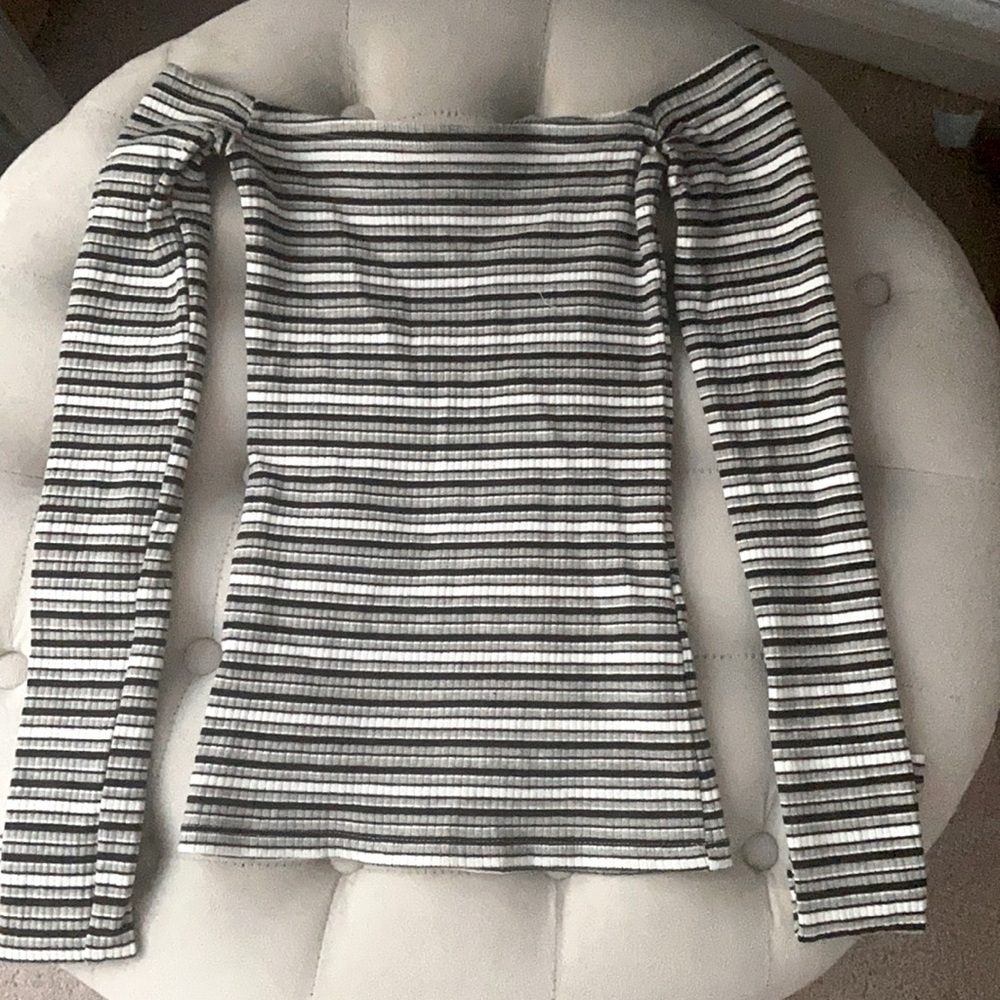 off the shoulder top from abercrombie & fitch